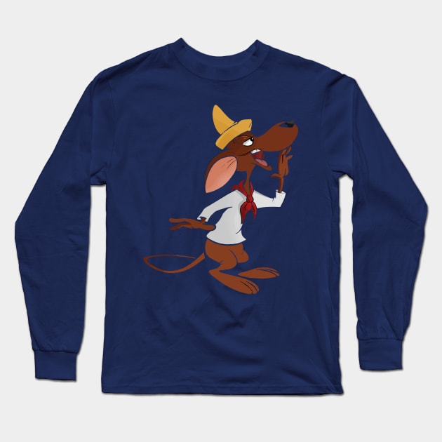 Slowpoke Rodriguez Long Sleeve T-Shirt by kareemik